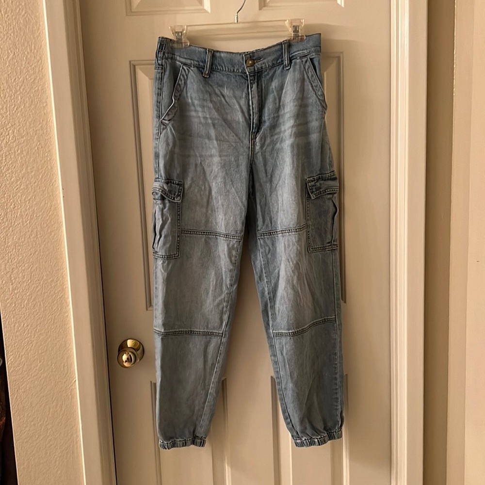 American Eagle Denim Cargo Jogger